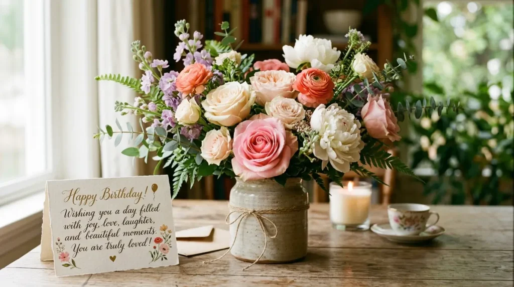 ❤️ Heartfelt Beautiful Flowers for Birthday Wishes