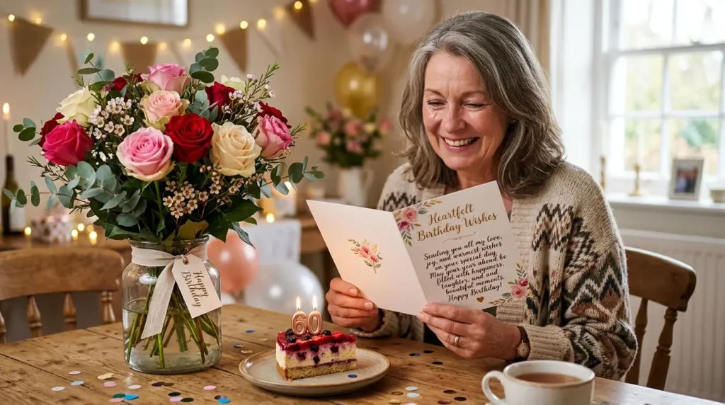 ❤️ Heartfelt Birthday Wishes with Roses