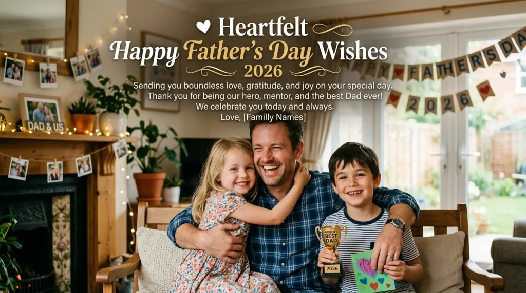 ❤️ Heartfelt Happy Father's Day Wishes 2026