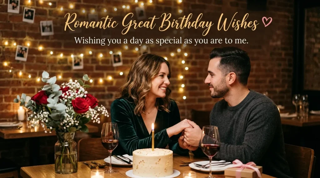 💖 Romantic Great Birthday Wishes