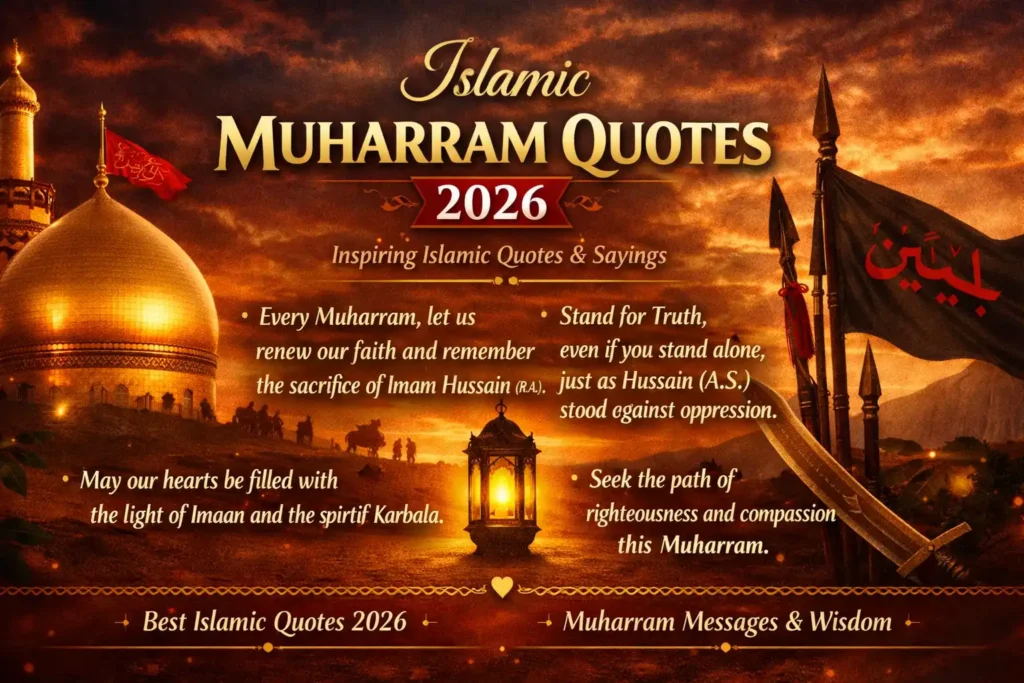 🙏 Islamic Muharram Quotes