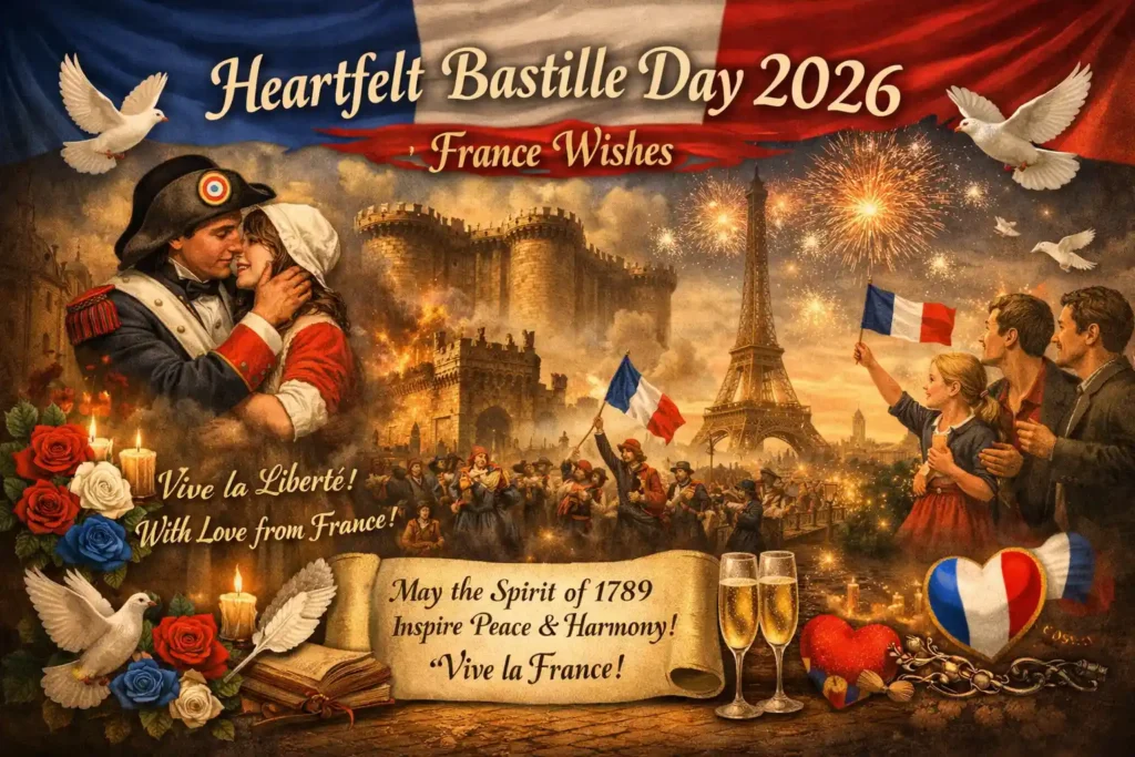 ❤️ Heartfelt Bastille Day 2026 France Wishes