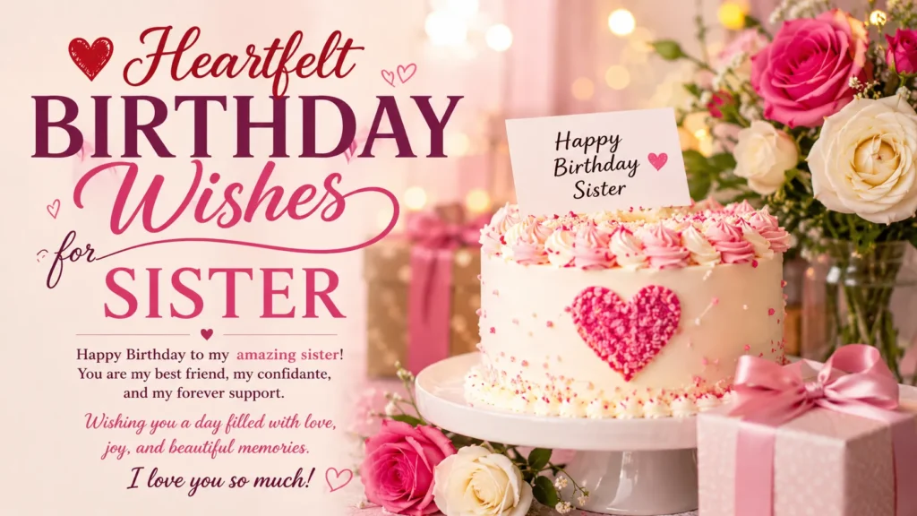 β€οΈ Heartfelt Birthday Wishes for Sister