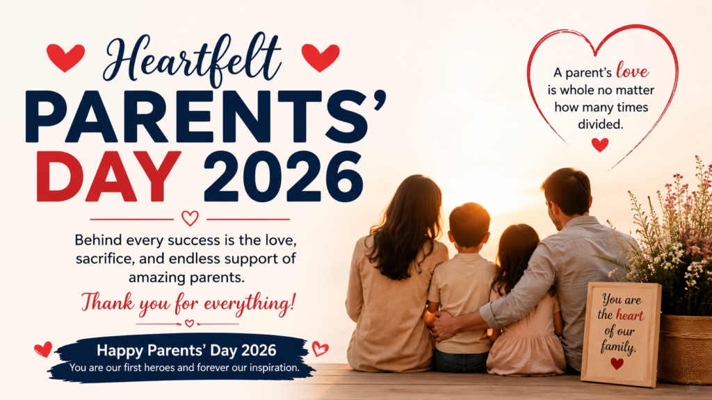 Hearfelt parents day wishes 2026