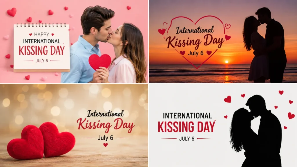 international kissing day images