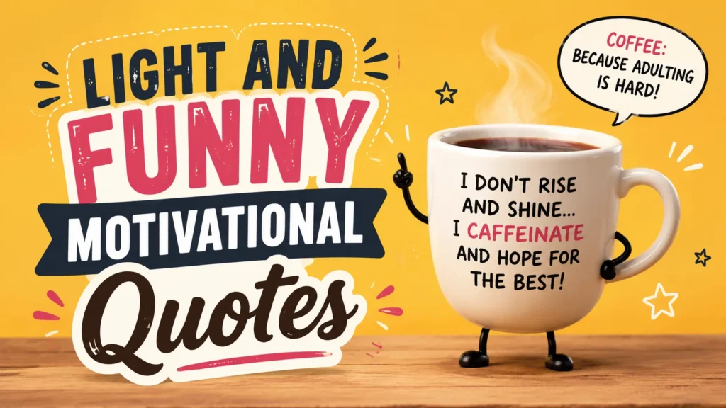  Light and Funny Motivational Quotes