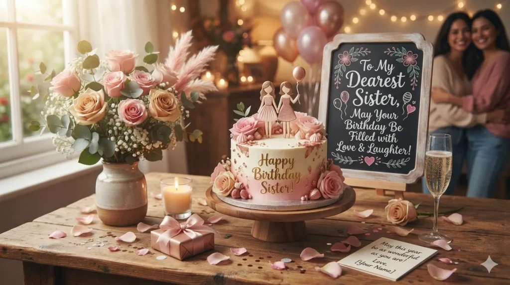 🎉 Celebration Birthday Wishes for Sister

