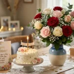 Birthday Wishes with Roses