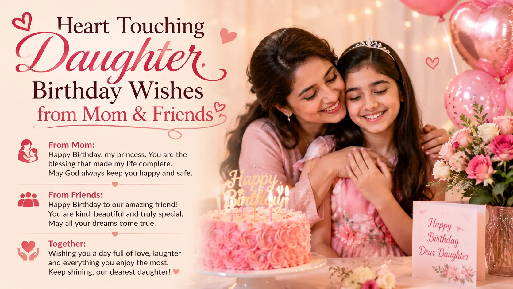 Daughter Birthday Wishes💖