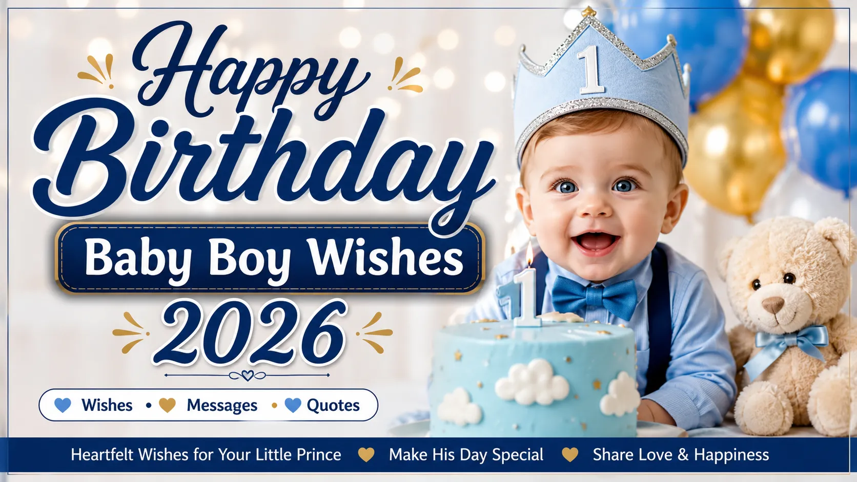 Happy Birthday Baby Boy Wishes 2026