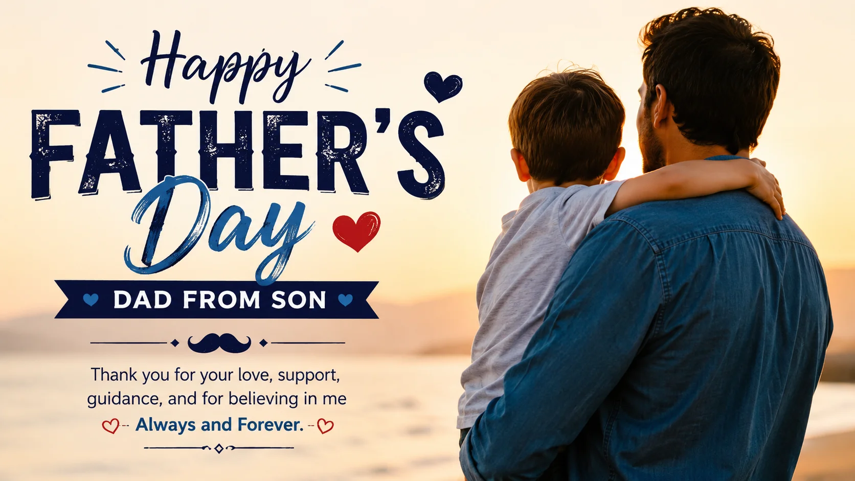 Happy Father's Day dad from son