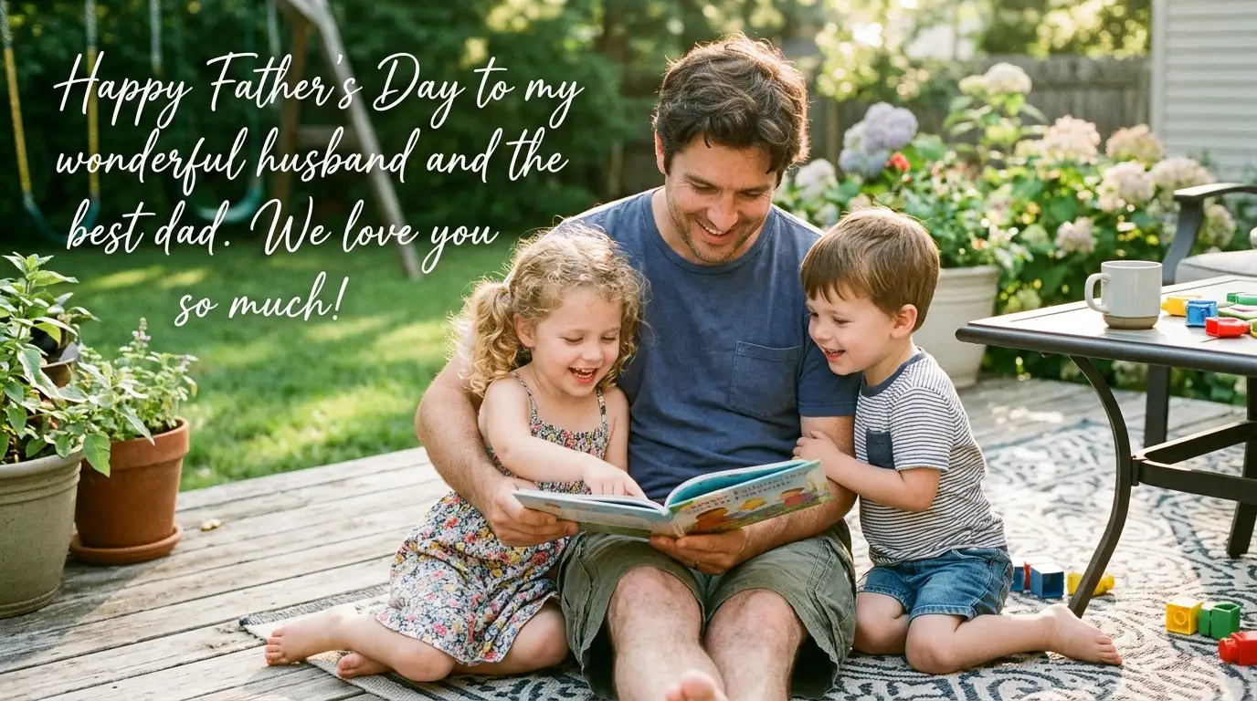 Heartfelt Father's Day wishes for husband