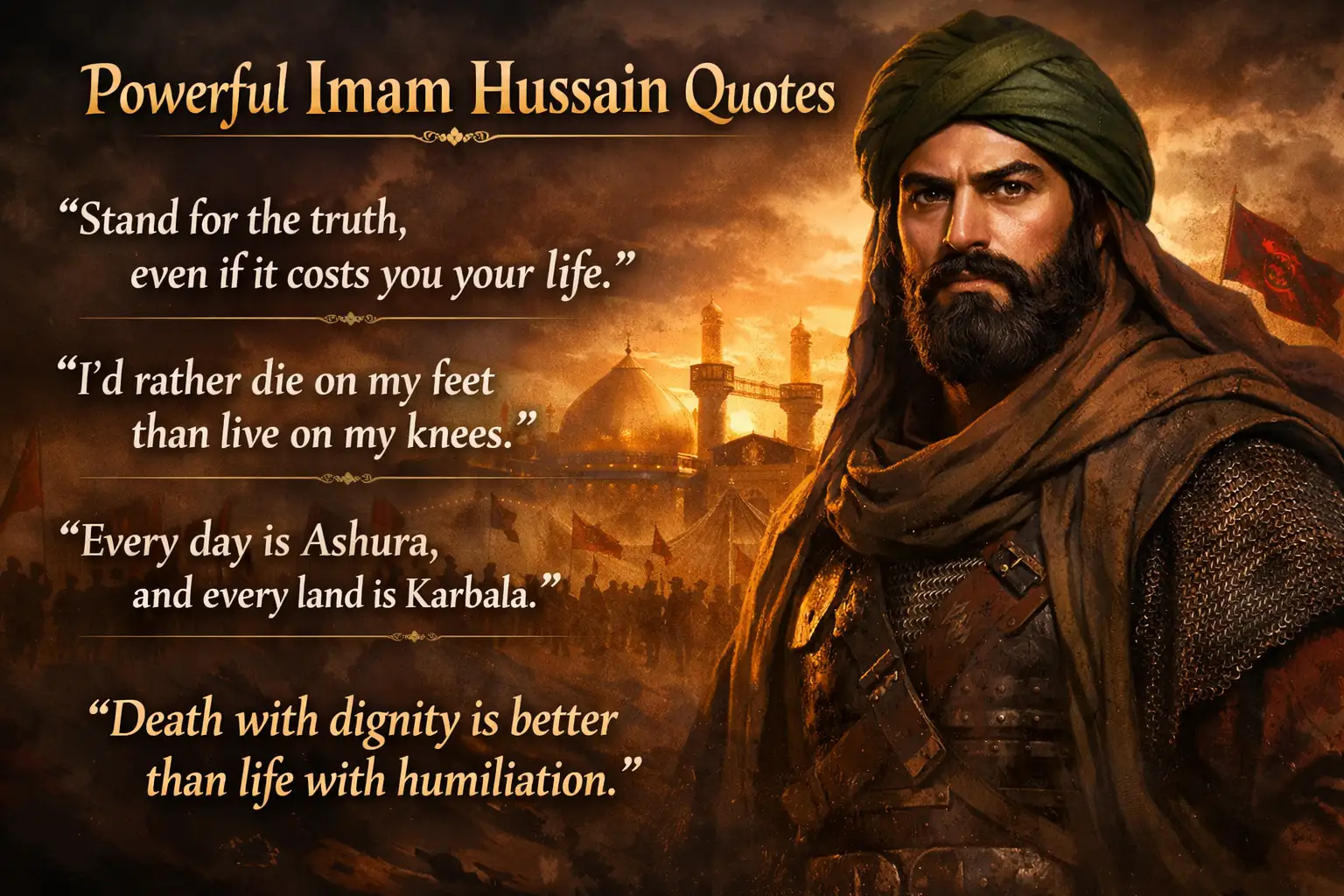 Imam Hussain Quotes