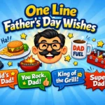 One line Father's Day wishes