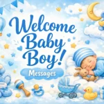Welcome Baby Boy Message