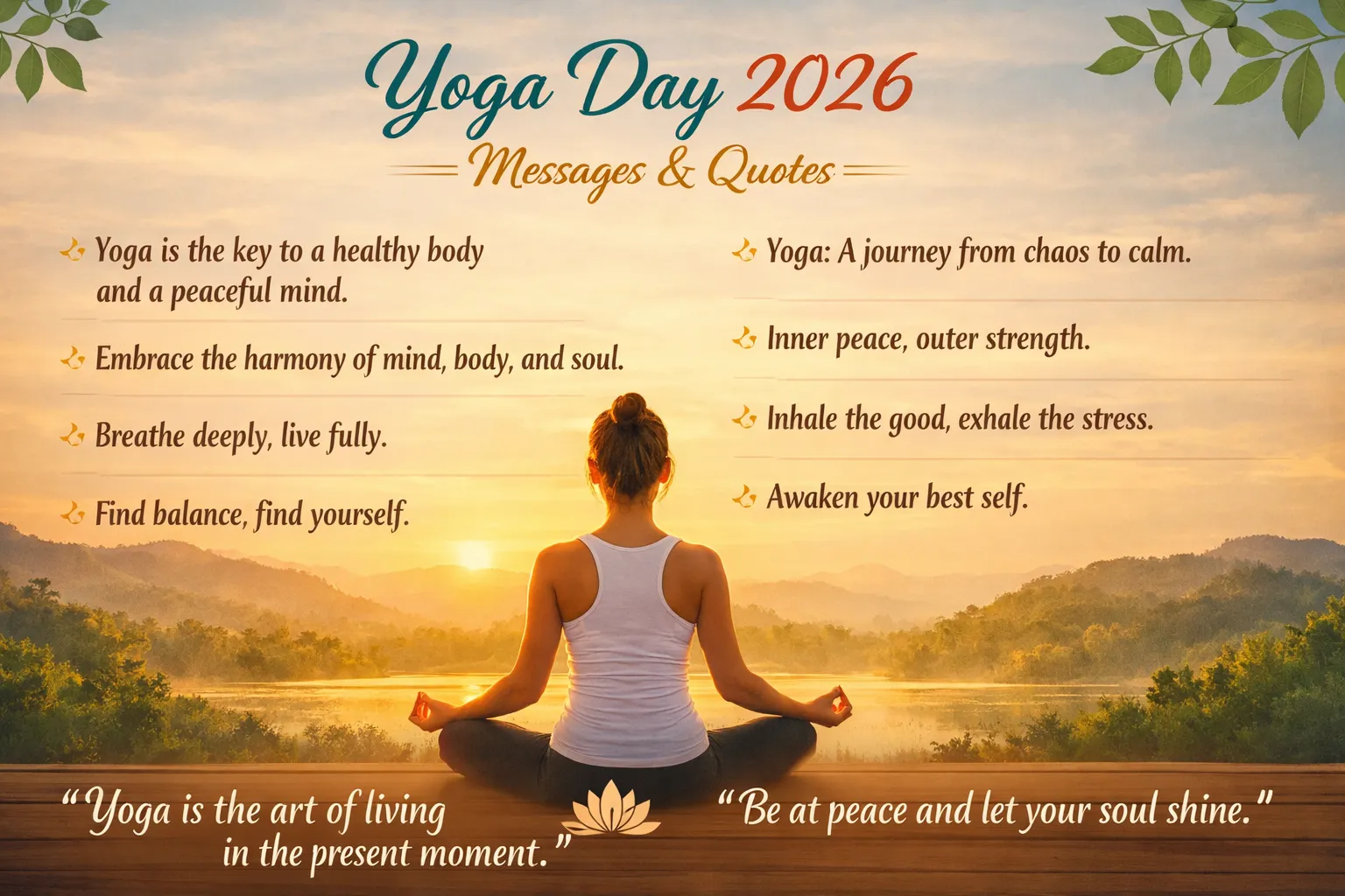 Yoga Day Messages and Quotes 2026