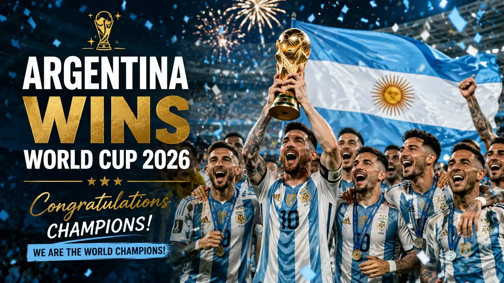 Argentina wins World Cup 2026 wishes