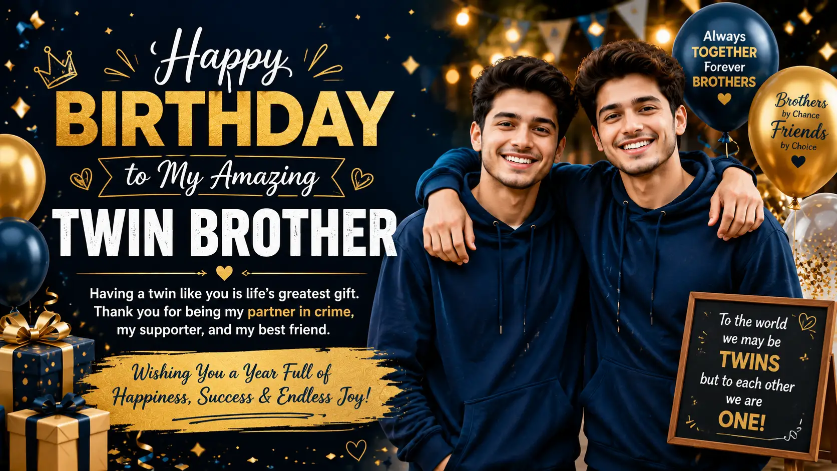 birthday wishes for twin brother 2026