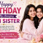 birthday wishes for twin sister