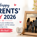 Happy parents day wishes 2026