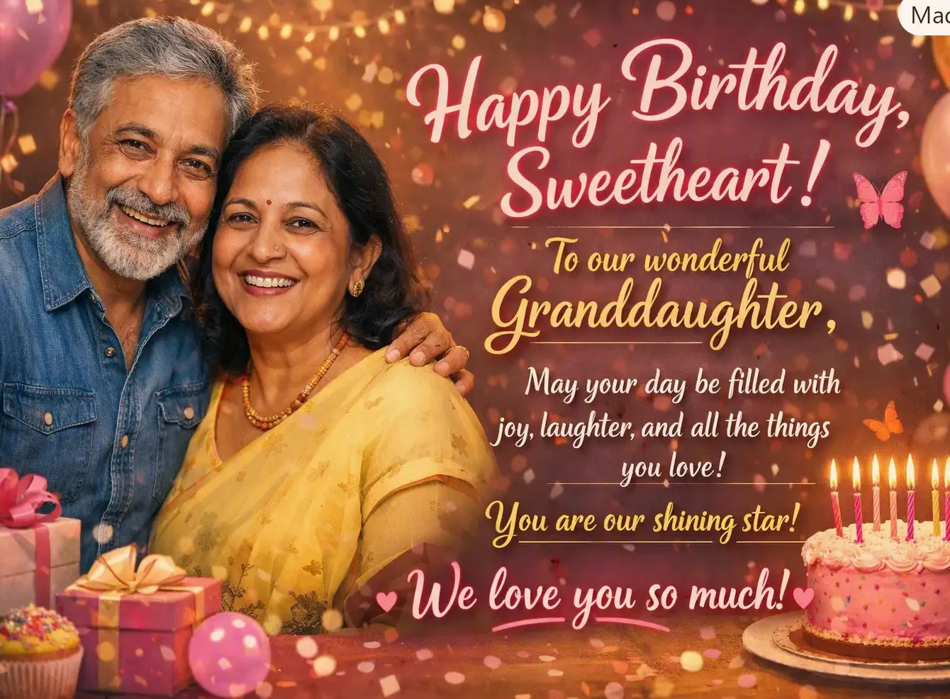birthday wishes for granddaughter