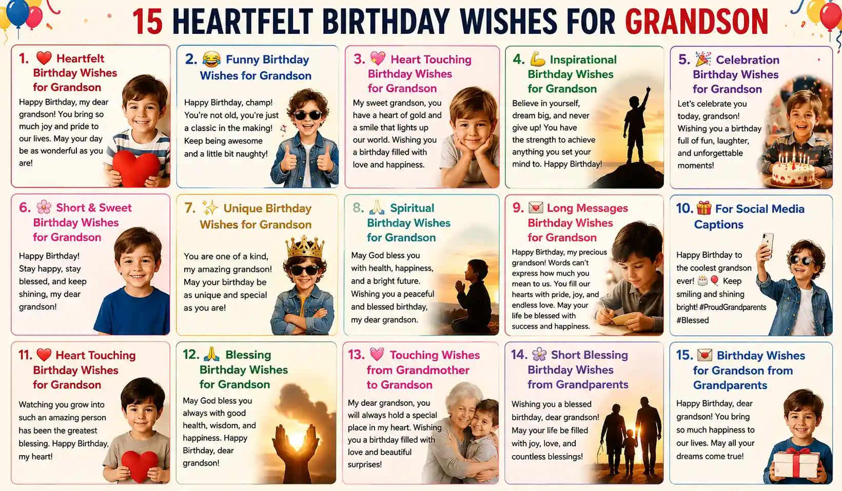 birthday wishes for grandson