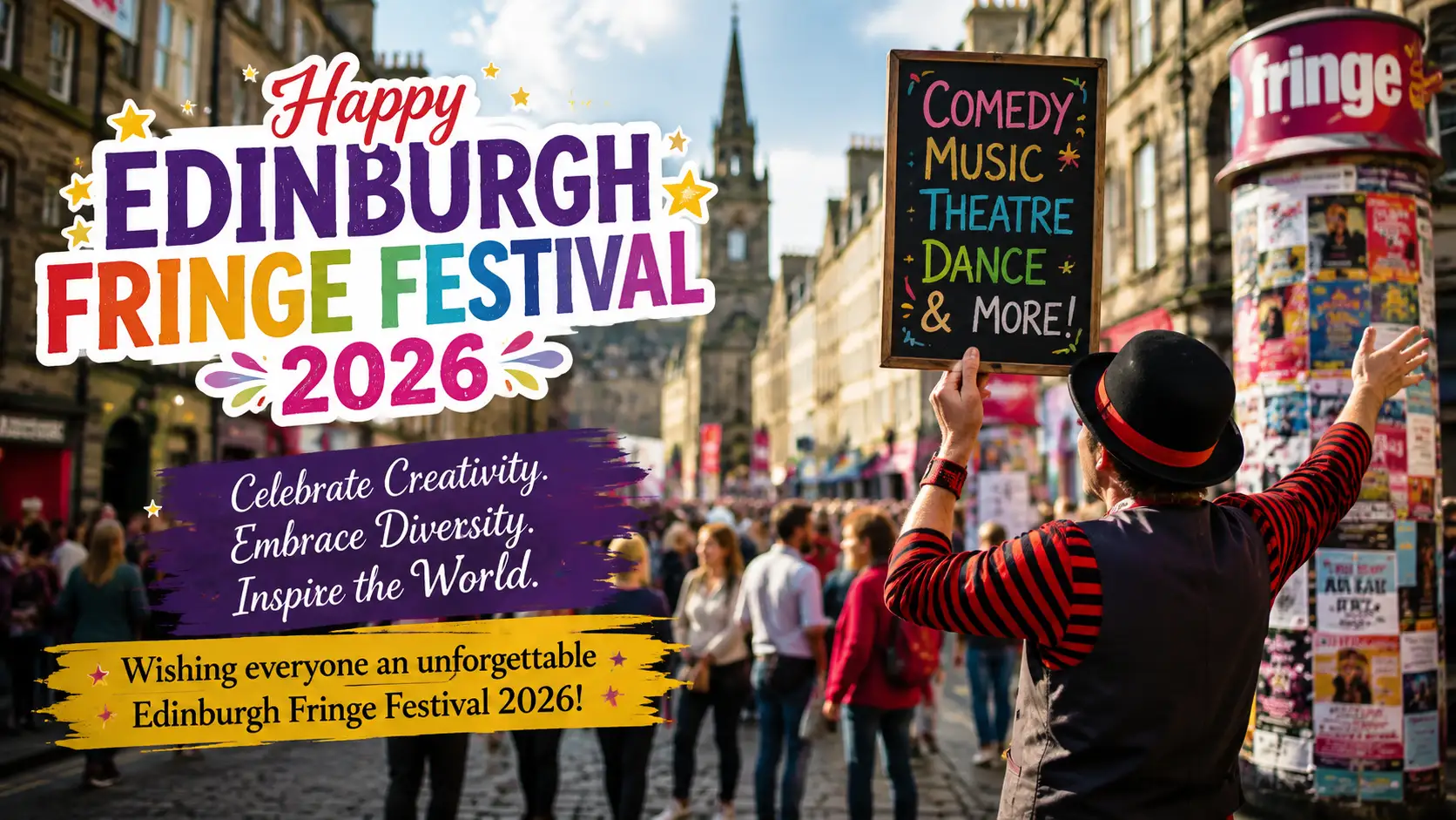 Edinburgh Fringe Festival 2026 Wishes