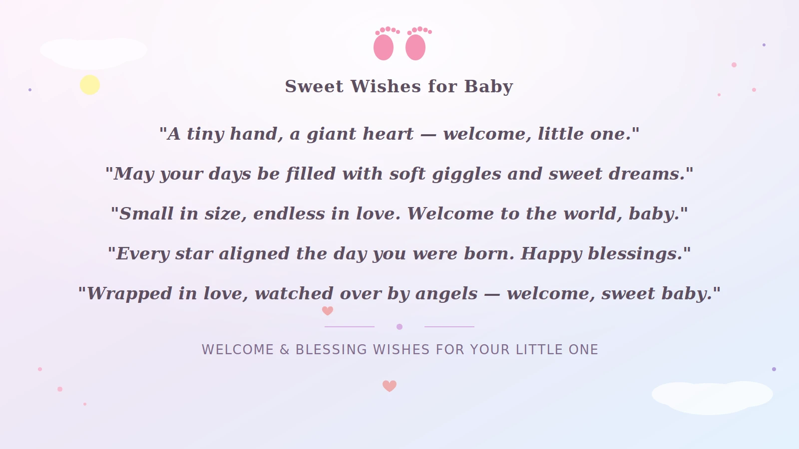 wishes for baby