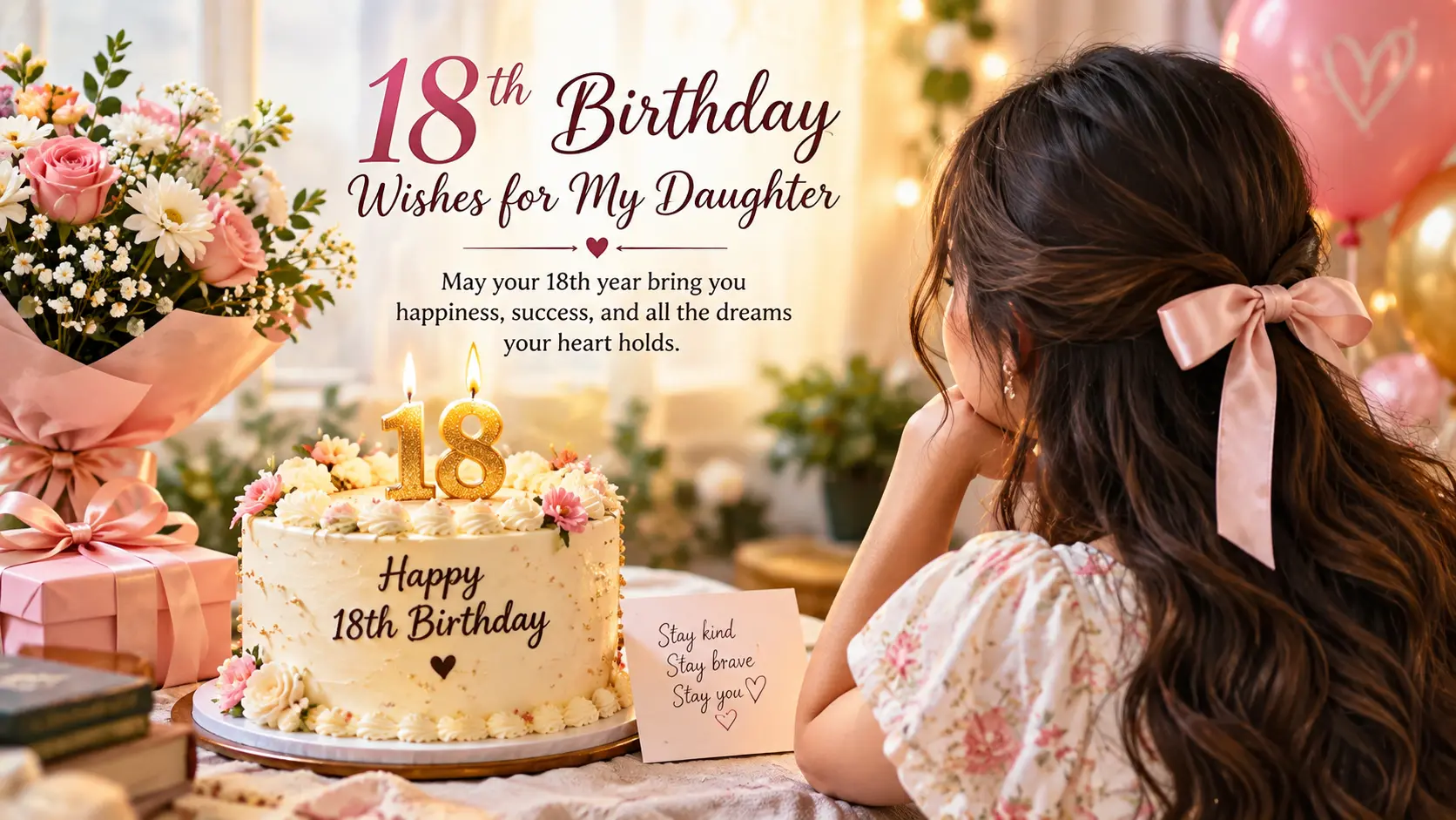 18th birthday wishes for daughter