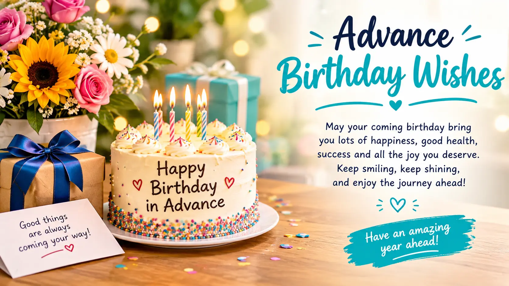advance birthday wishes