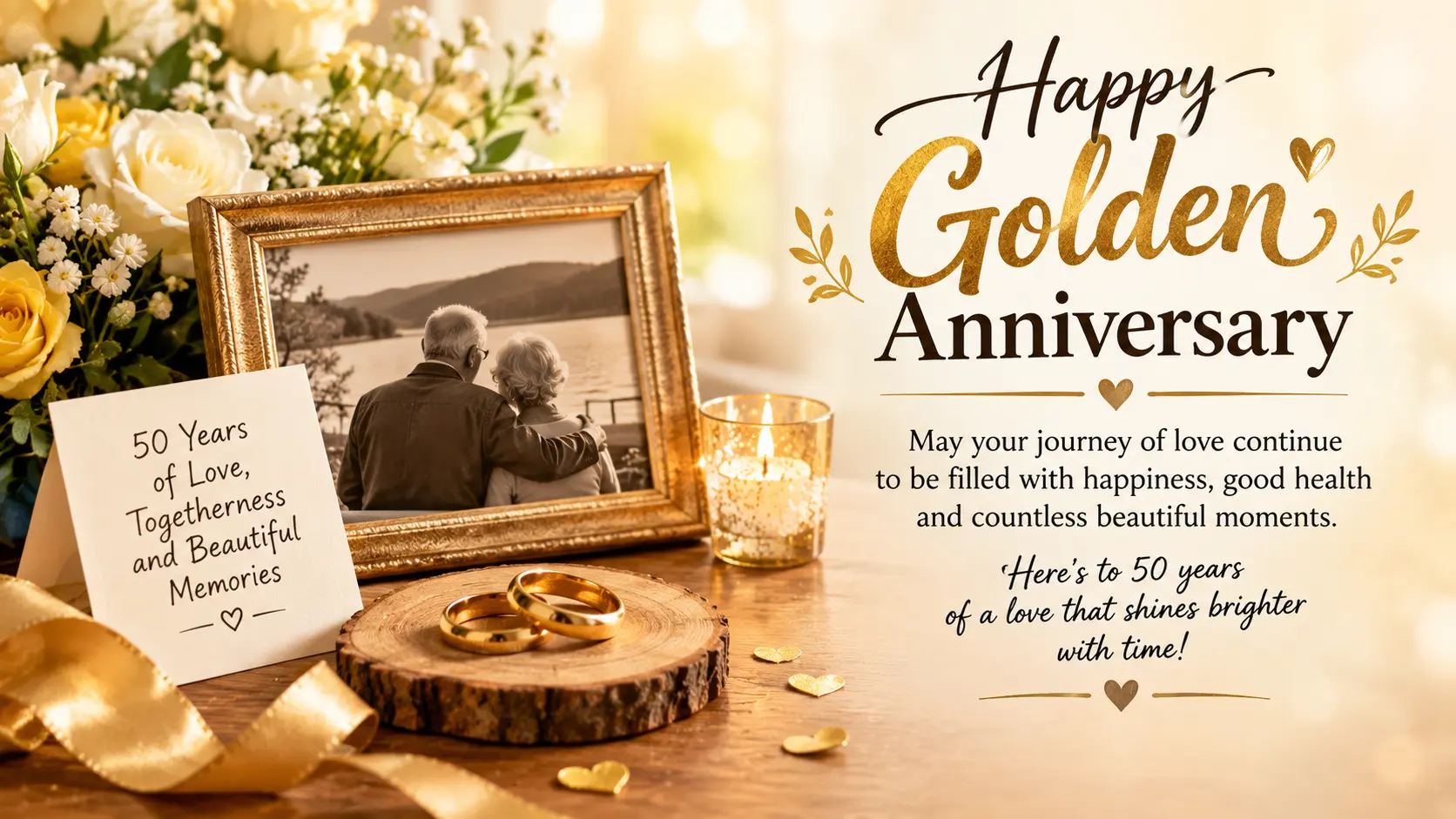 golden anniversary wishes