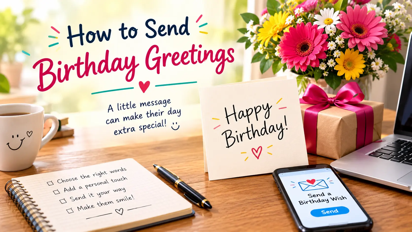 how to send birthday greetings