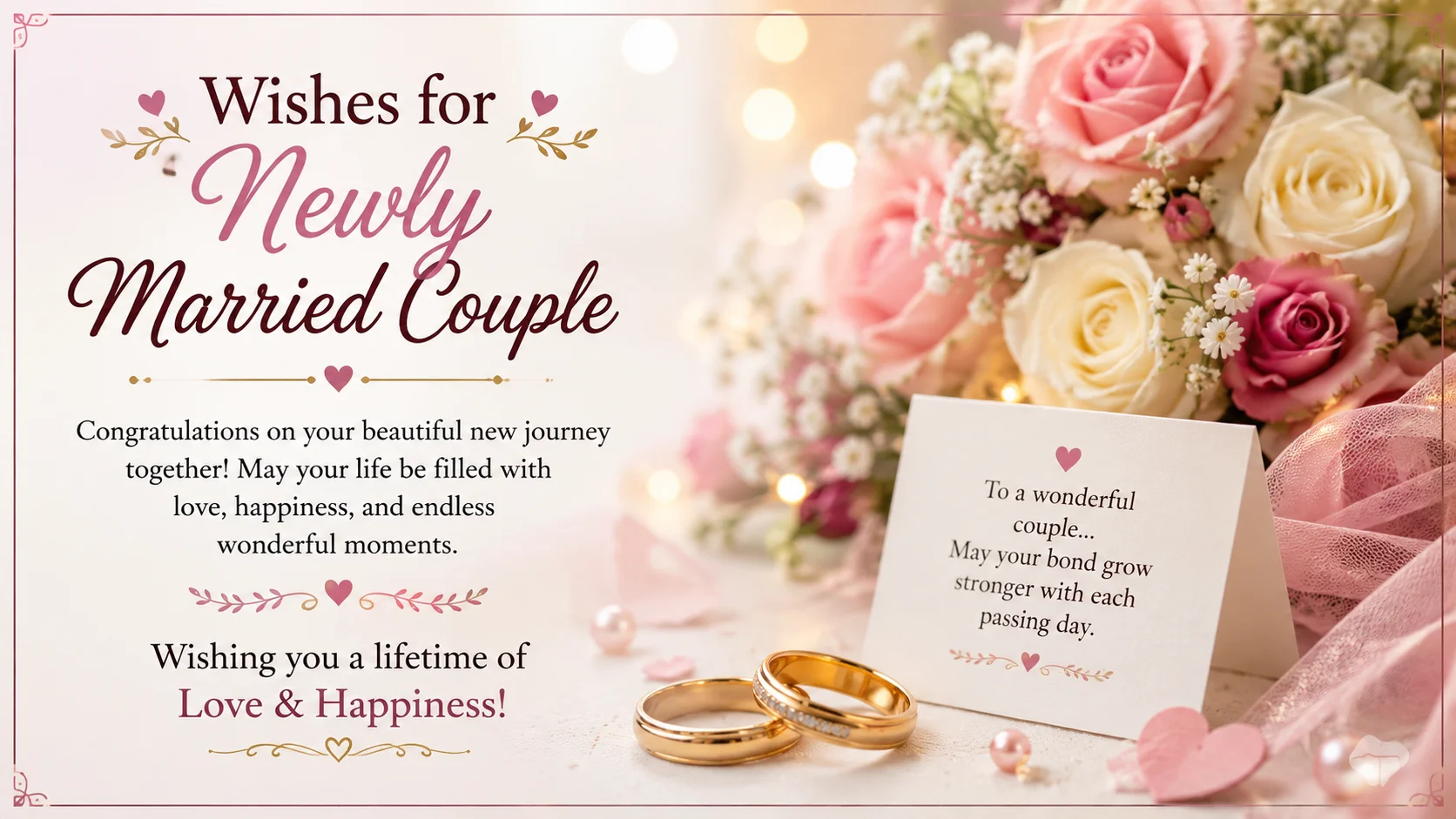 wishes for newly married couple
